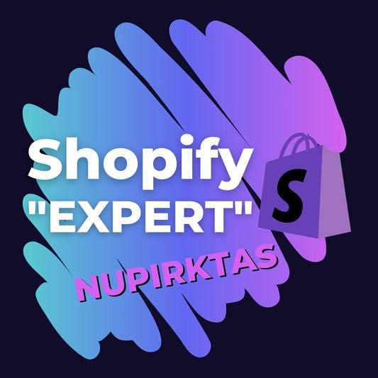mokamas internetines shopify parduotuves valdymo kursas pazengusiems
