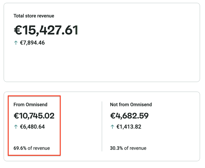 el. pasto rinkodaros rezultatai su omnisend